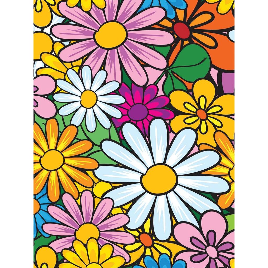 „HuaCan“ deimantų tapybos „pasidaryk pats“ rinkinys Gėlių paveikslėlis Visas apvalus grąžtas Mozaika, chrizantema, siuvinėjimas, namų dekoras