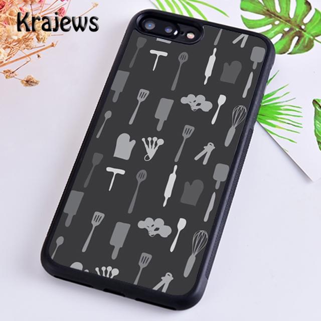 Krajews Cooking Is My Therapy Phone Case Cover For iPhone 17 Air 16 15 14 plus 11 12 13 pro max coque Shell Fundas