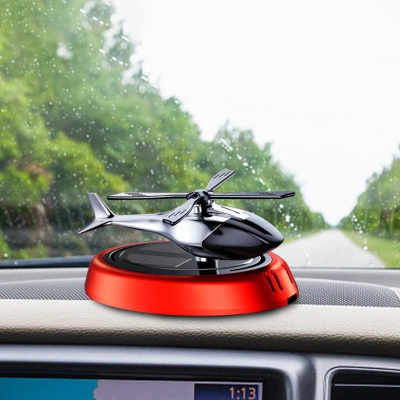 Car Interior Solar Car Rotating Perfume Solar Aroma Diffuser Car Air Freshener Fragrance Automatic Rotation Dashboard
