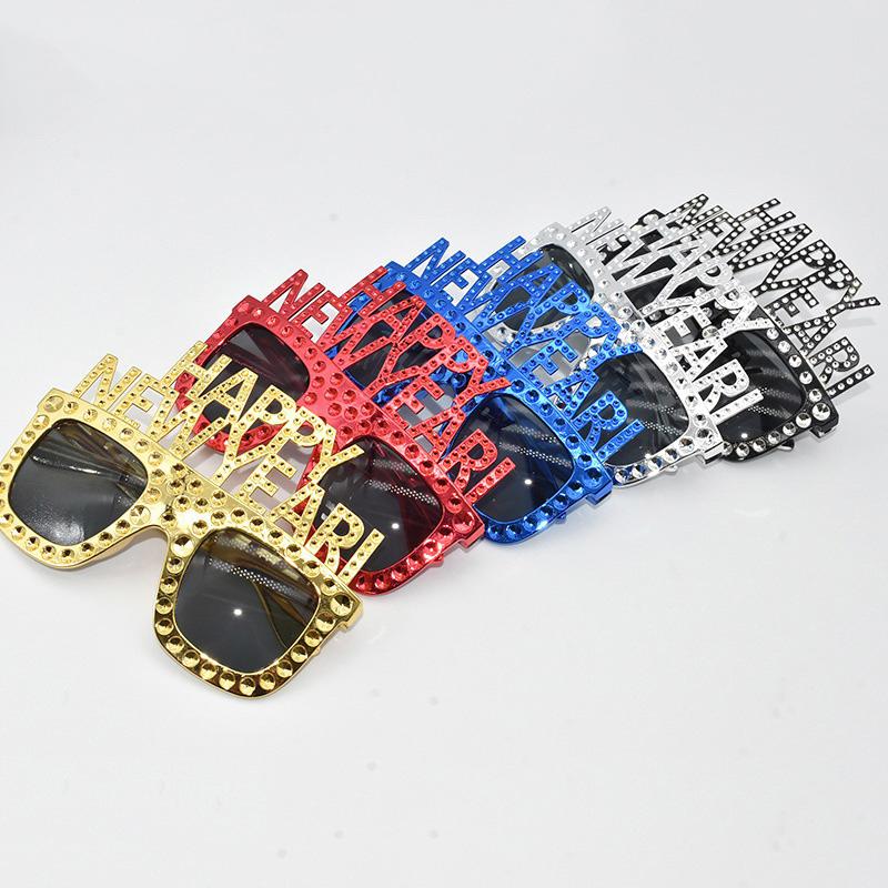 Funky Glasses For Christmas 2026 And  Year'S Gifts Happy  Year Decorative Glasses Party Props  Year Party Supplies