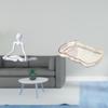 Creative Abstract Thinker Sculpture Tray for Decorative Food Serving And Bedroom Vanity Ornament