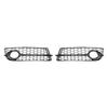 2PCS Fog Light Cover Grille Grill 8J0807682 8J0807681 Fit TT MK2 2007-2010
