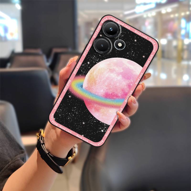 Full wrap Dirt-resistant Phone Case For infinix X6831/Hot30 4G Anti-knock Graffiti Fashion Design Shockproof Durable TPU