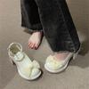 Vintage Bowknot Chunky Heel Mary Janes - Women's Spring/Summer 2025 Collection