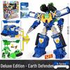 Kabo Car God: Rescue League Transformer Firefighting & Medical Robot Toy Set for Boys