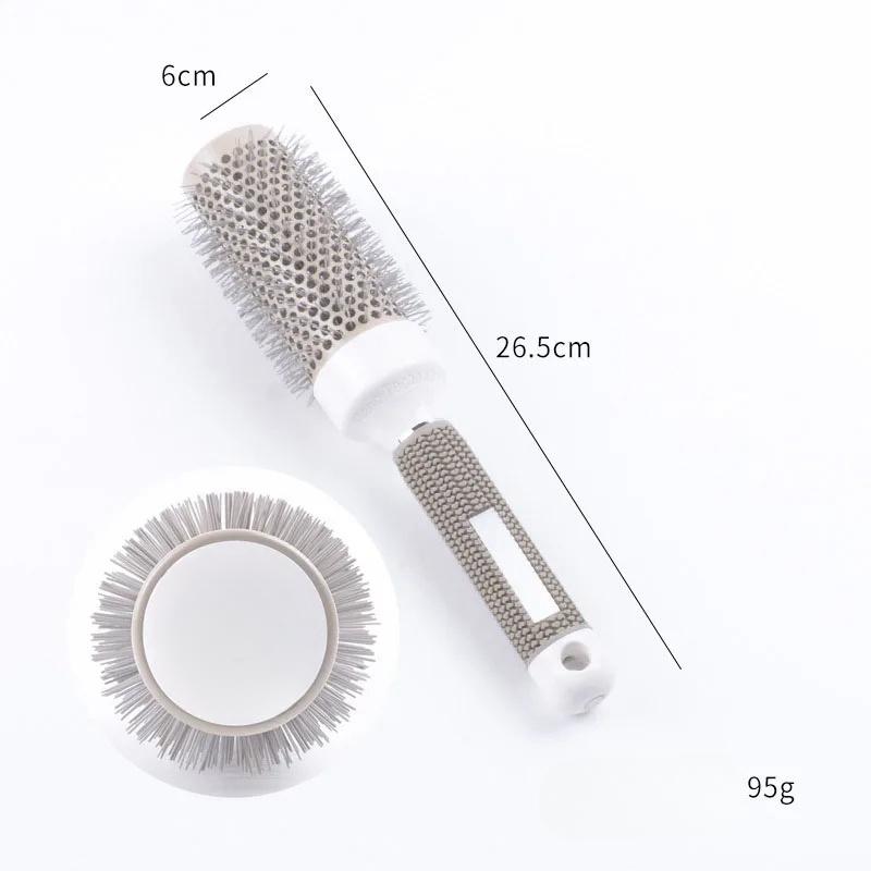 Women's Round Curly Hair Comb Salon Hair Styling Hairbrush Wet Dry Dual Use Hairdressing Combs Professional Rollers Tools