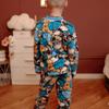 Boys’ Pajama Set – Warm Fleece Lining, Snap Top, Printed Design, Demi-season, 6077-024-33-4 HC