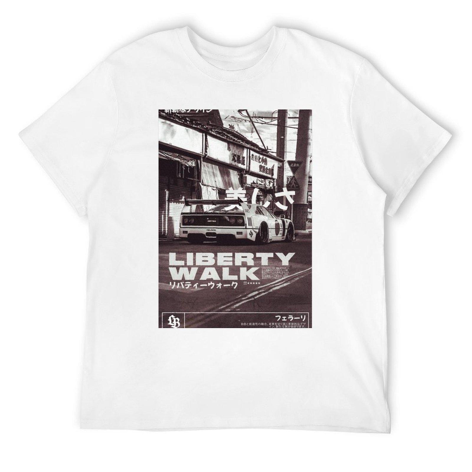 Liberty Walk V.3 Футболка с графикой Блузка футболки футболка мужская S