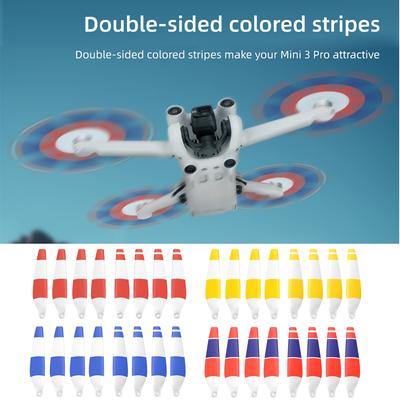 (H0826)Lot de 8 hélices CW CCW 6030F pour drone DJI Mini 3 Pro, pales de rechange légères, accessoires pour Mini 3
