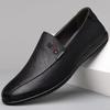 Men's 2024 new breathable casual Doudou shoes one-pedal leather shoes soft sole soft surface driving casual men's shoes