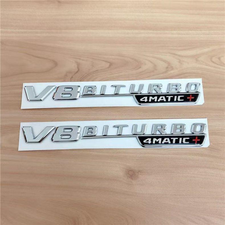 Mercedes AMG 4MATIC+ Biturbo Turbo Fender Emblem