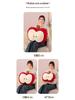 Cute Plush Apple Throw Pillow – Perfect for Sofa, Bedside, Office, or Car; Ideal Gift and Home Decor Cushion.