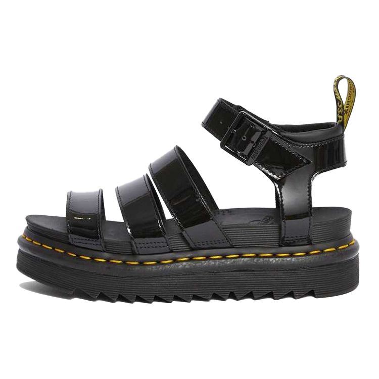 Dr. Martens Blaire Patent Leather Strap Sandal Black Women Sneakers 24192001 42