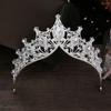Multicolor Princess Tiara Metal Rhinestone Crown Luxury Baroque Crown  Dress Accessories