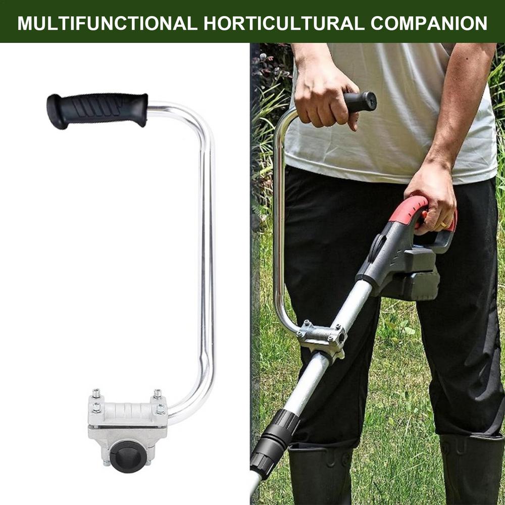 Poignée de Tondeuse Poignée Auxiliaire pour Tondeuse à Gazon Extension Design Ergonomique Accessoires pour Désherbeuse pour Réparer Votre Pelouse Ferme