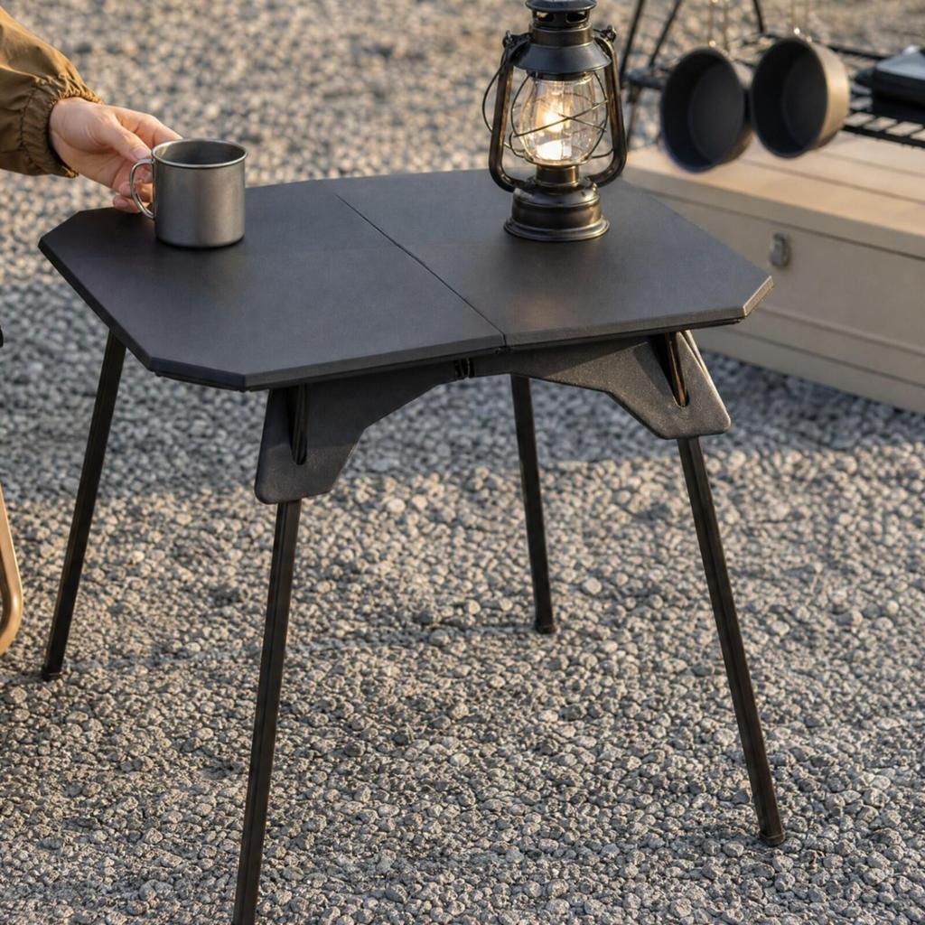 Lightweight Folding Camping Table with Carrying Bag Aluminum Camp