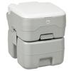 Portable Chemical Toilet, 20 L, Removable Waste Tank, 147 kg Load, 41.5 x 36.5 x 42 cm, HDPE