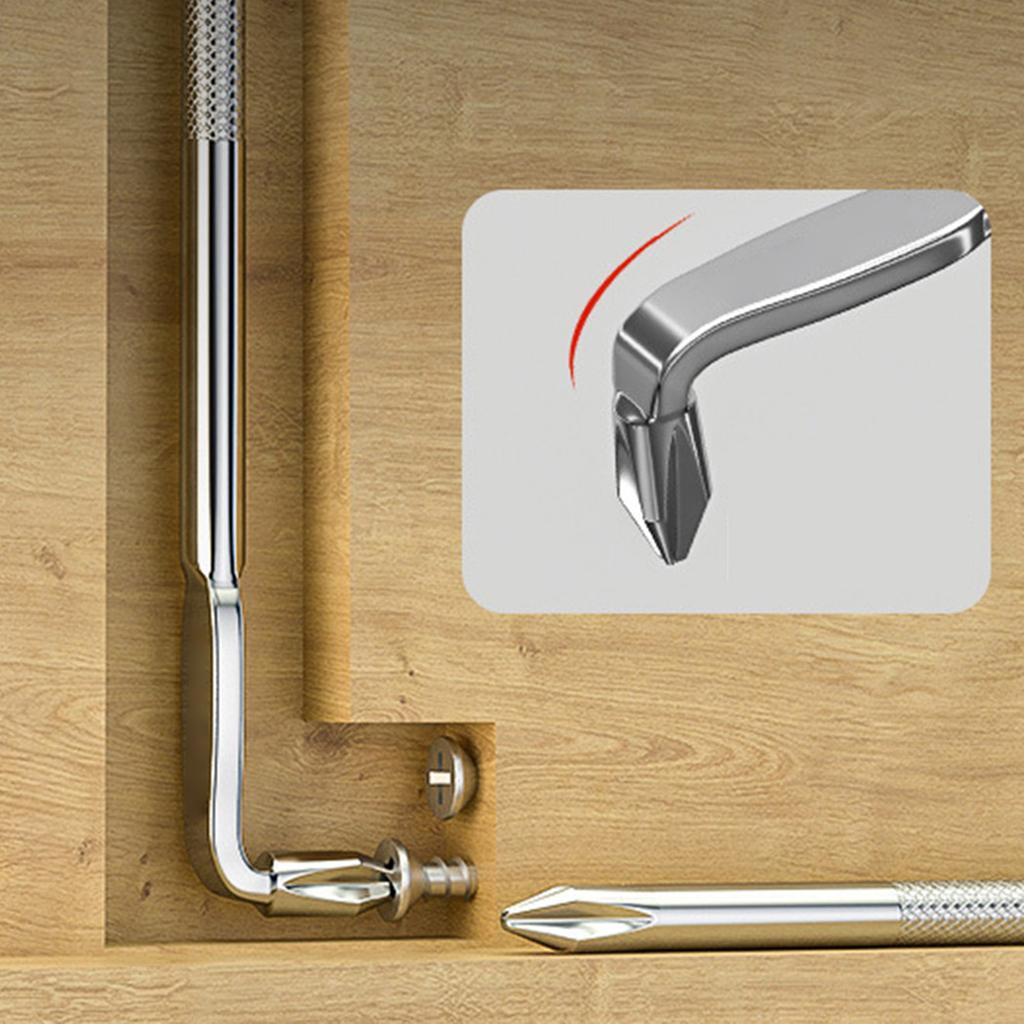 Ergonomic L Shaped Screwdriver Bit 90 Degree Right Angle Elbow Magnetic Screwdriver Wrench Spanner Key Hand Tool
