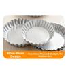 Edge-patterned Egg Tart Molds Nonstick Pie Plate Mould Bakeware Quiche Pans  Kitchen Tools