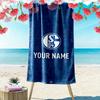 FC Schalke 04 Custom Name Print Beach Towel, Large Soft Quick Dry Towel for Beach Camping Swimming