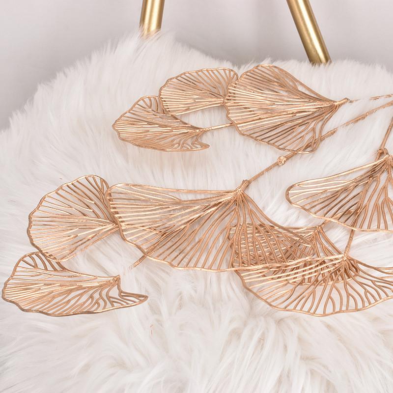 Ginkgobiloba Plastic Artificial Flowers For Wedding And Decorations Event