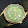 VINTAGE REFURBISHED CITIZEN AUTOMATIC 8200 JAPAN MENS GREEN DIAL WATCH a445353-1