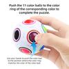12 Hole Pressing Magic Ball Rainbow Ball Finger Football Alien Cube Finger Magic Ball Stress Relieving New Unique Toy