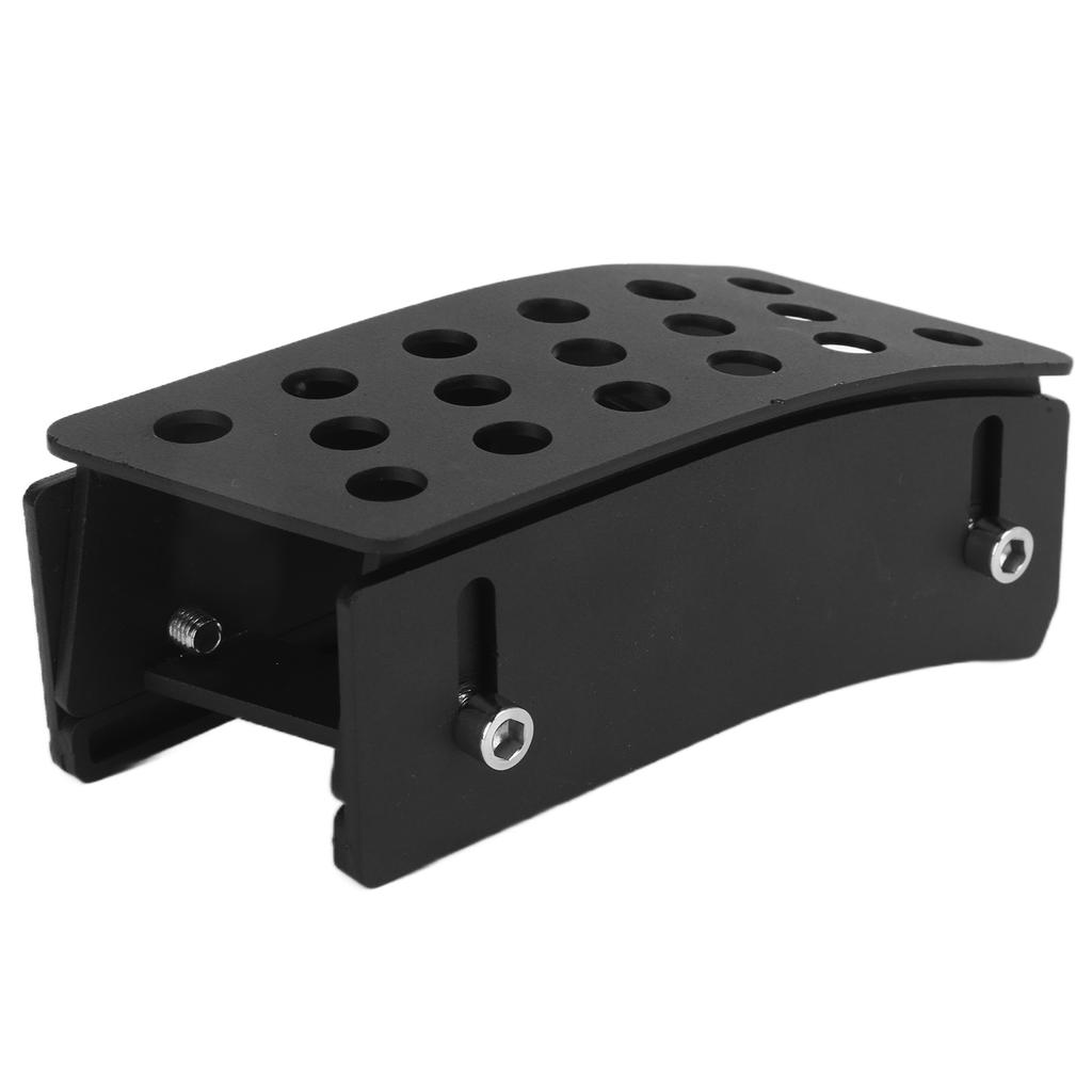 Accelerator Raised Pedals Foot Rest Iron Black Modification Replacement for Wrangler JK 2007‑2017