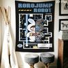Roro Jump Robot Pattern Home Decor Tapestry, Wall Hanging, Decorative RV Wall Cloth.MGT0918593