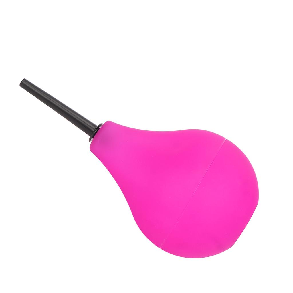 Pera de Enema de Silicone Profissional Roxo Macio Flexível Limpeza Anal Chuveiro Íntimo para Homens Mulheres 224ml