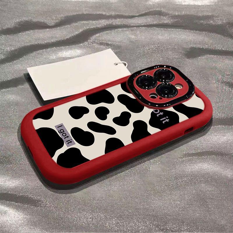 Full Screen Polka Dots Suitable for Apple 15promax Mobile Phone Case Painted IPhone 14pro Skin Feeling Puffs 13 16