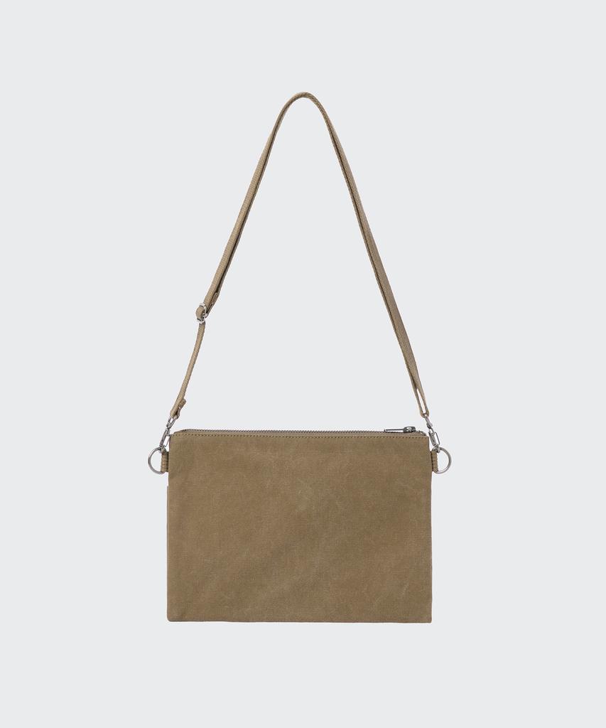 Musinsa Standard Washed Canvas Sacoche [Khaki Brown]