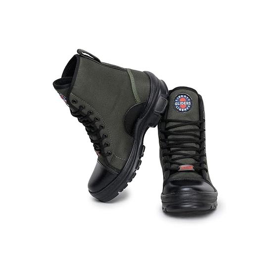 Liberty Gliders Green Canvas Hunter Boots for Mens