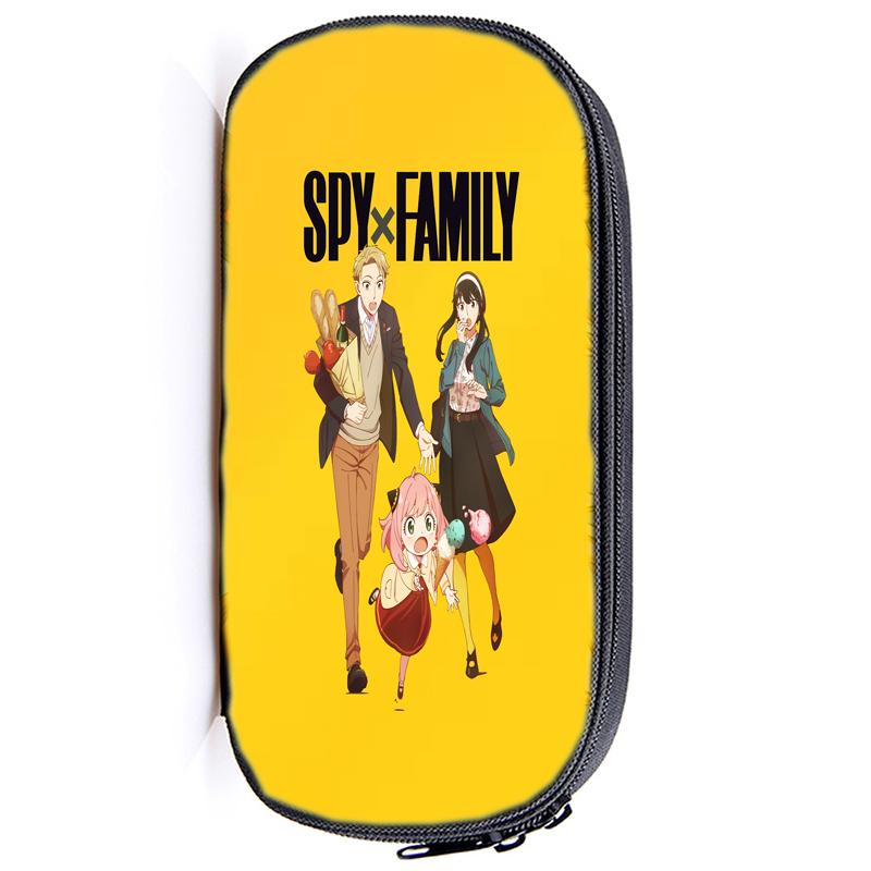 Spy X Family Pencil Case Anya Forger Multifunction Pencil Pouch School Supplies Pen Case Stationery Pencilcase