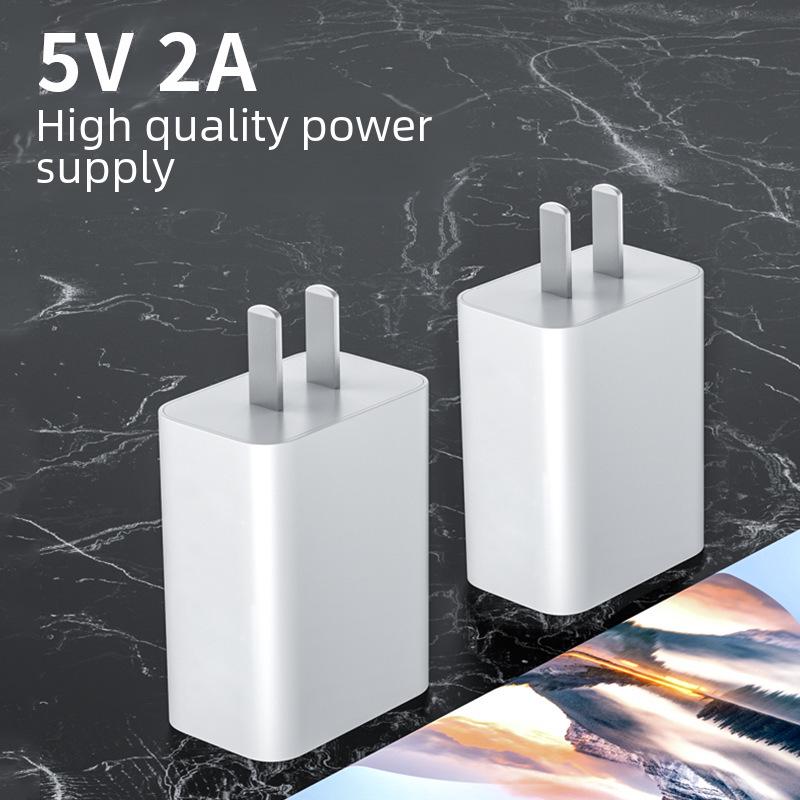 3C Certified 5V2A USB Fast Charger - US & EU Compatible