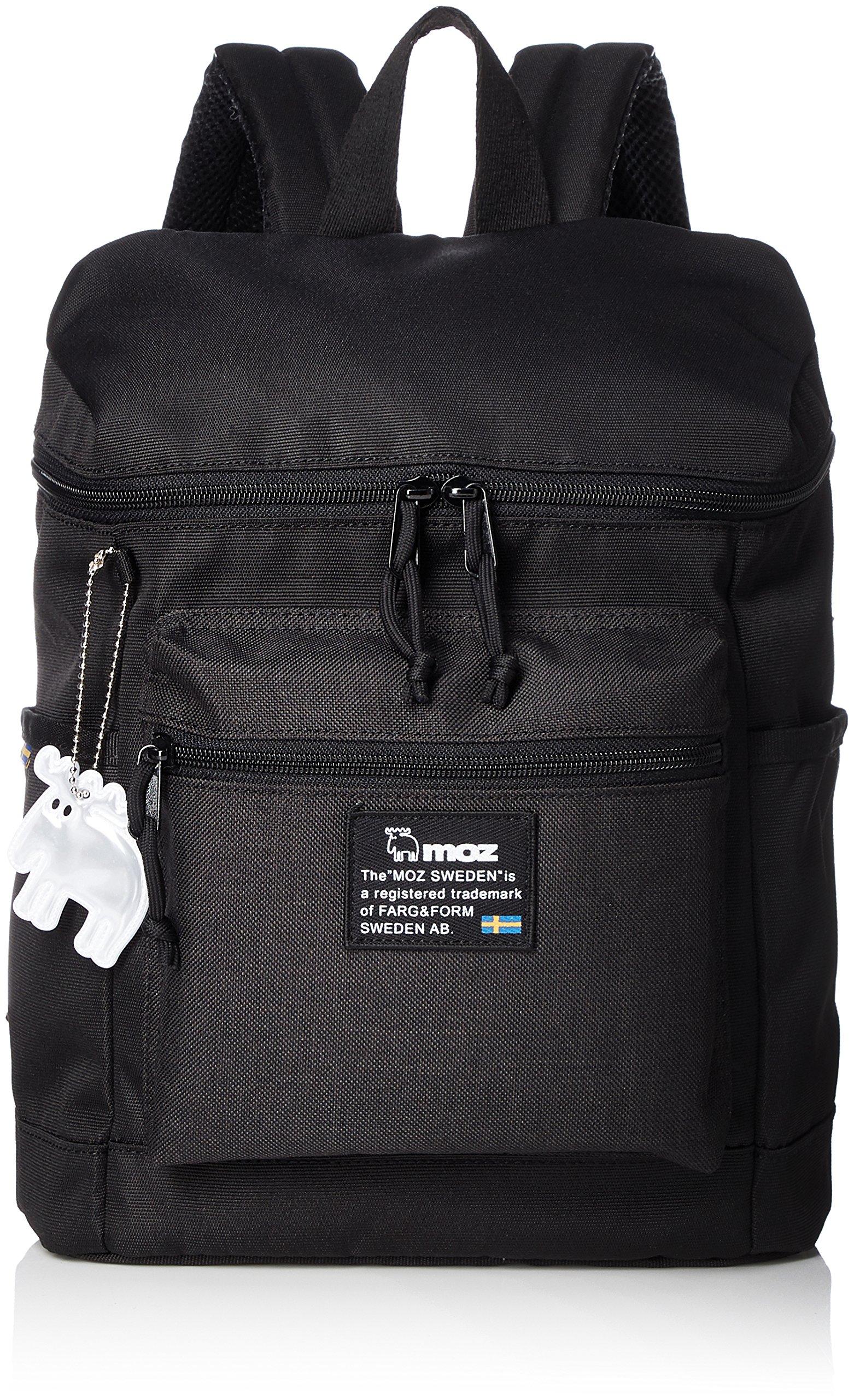 Мини-рюкзак Mozu ZZEI-04, Меланжевая ткань, Черный