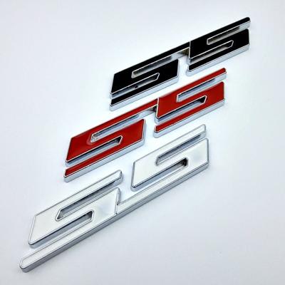 SS Car Modified Metal Body Sticker Car Tail Sticker