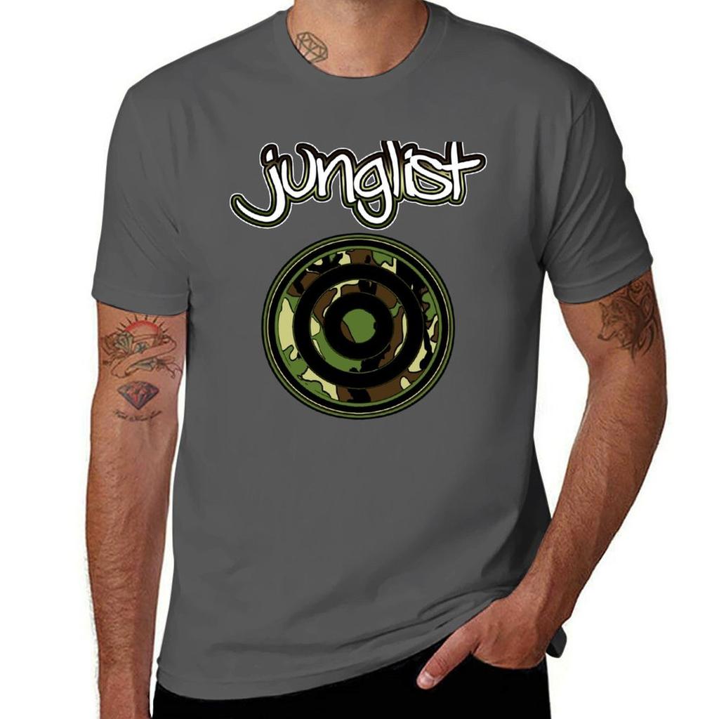 JunglistCamoTarget TShirt t shirt man plain t shirt men 100 cotton luxury brand TShirt