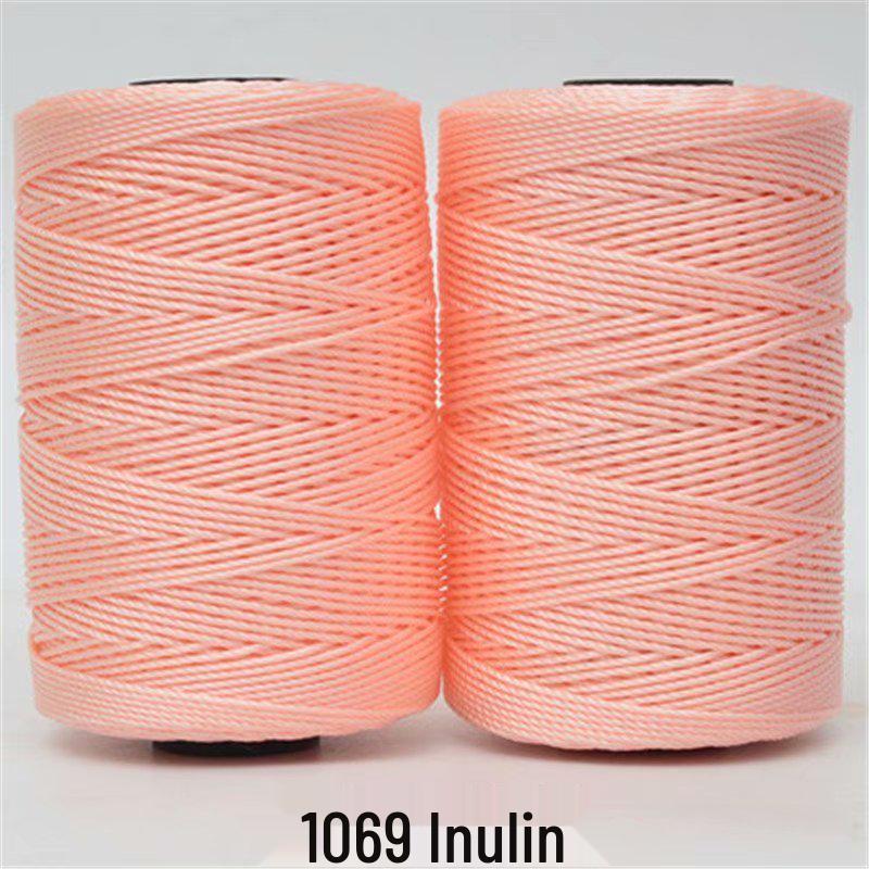 Filo per uncinetto e maglia in nylon a tre capi per borse, cappelli, scarpe, cuscini per seduta, seta ghiacciata e filato di lana.