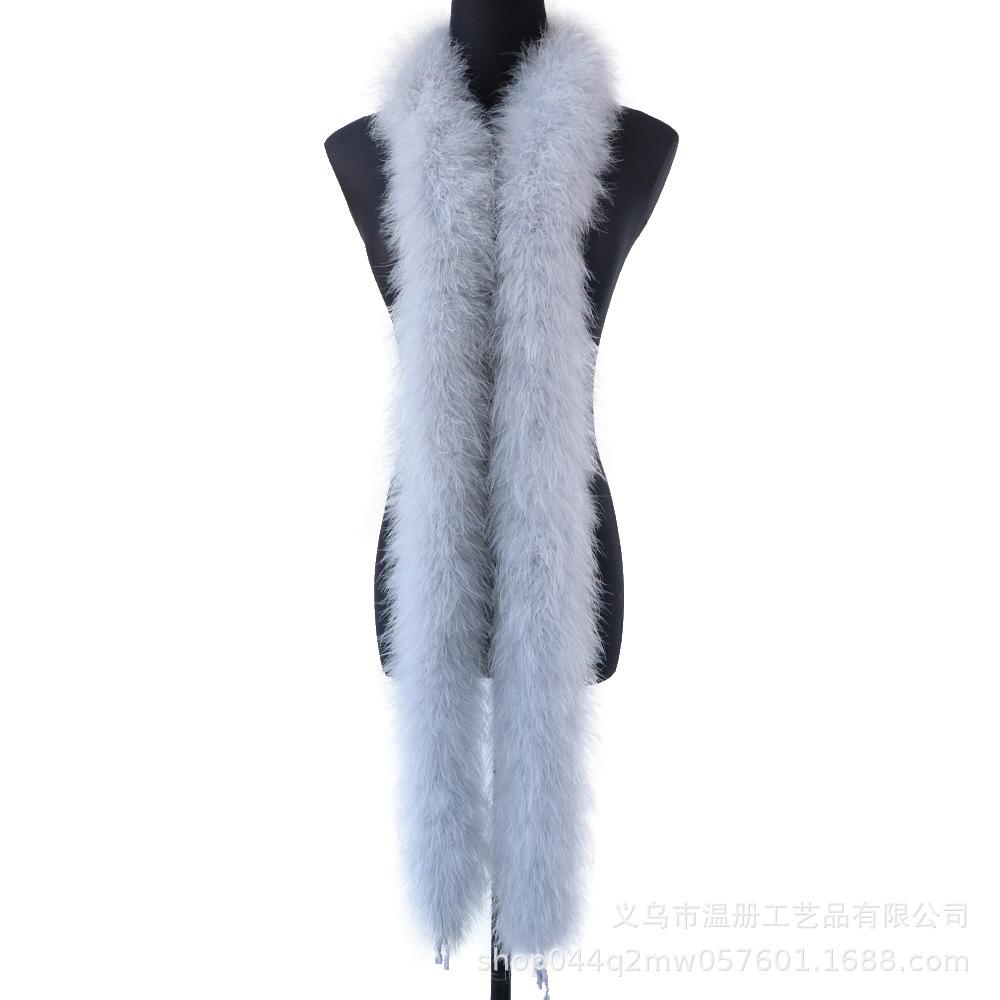 New Turkey Fur 50G Full Fleece Strips Fleece Thickened Scarf Stage Performance Materials Fleece Strips Accessories