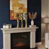 Vibrant Beautiful Finish Uniquely Hand Crafted Home Decor African Tribal Women Art Piece