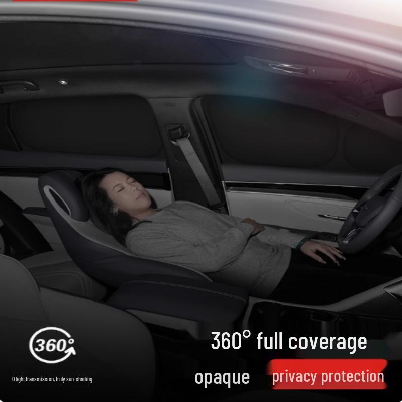 BYD Fangchengbao Bao7 Full Car Sunshade: Privacy, Cooling, Heat Insulation, and Full Blackout for Parking & Camping