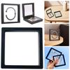 Jewelry Display Box 3D Floating Frame Display Holder Ring Necklace Earring Packaging Box Jewelry Coin Display Stand Holder
