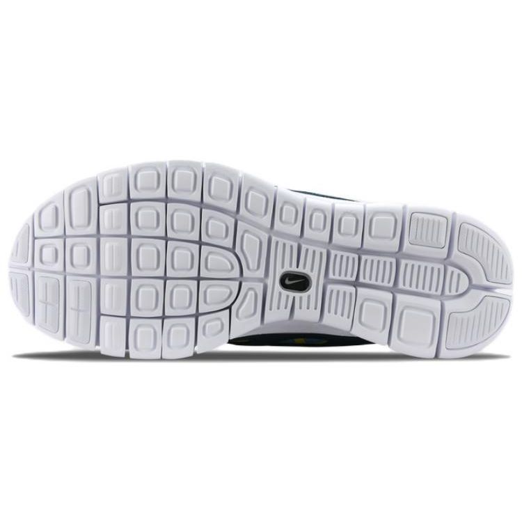 Nike Free Run 2 University Blue Navy Yellow Strike Herresneakers Hvit-Armory-Navy-Yellow-Strike 537732-408