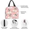 Panda Lunch Bags Cooler Tote Organizer Bags Reusable Lunch Box for Women Men Boys Girls Outdoor Work Picnic School