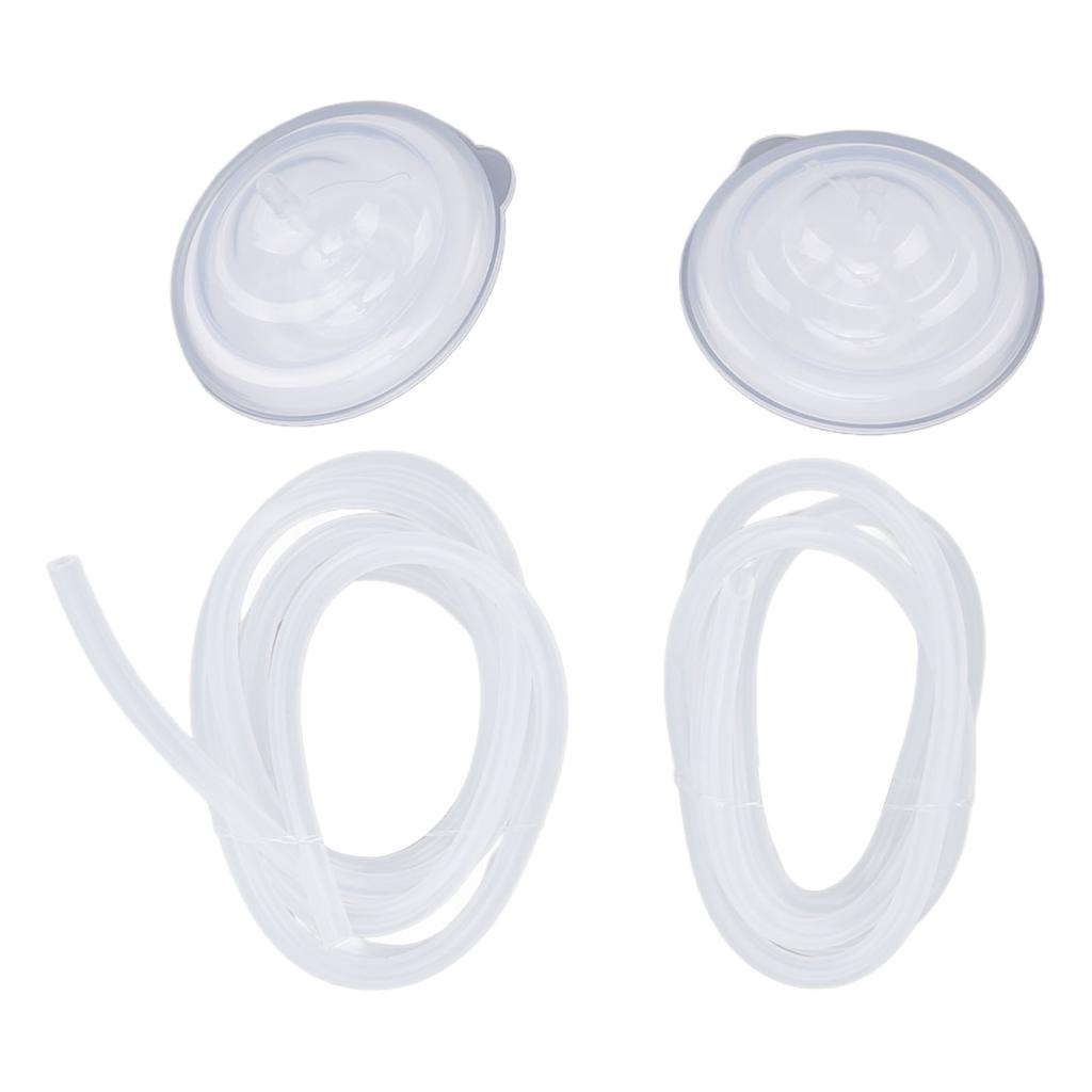 Tilbakestrømningsbeskytter og Slange Silikon Erstatningsdeler Brystpumpe for S1 S2 9 Plus