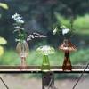 Svampglasvas Kreativ växt Hydroponisk vas Hemkonst Transparent Aromaterapiflaska Liten vas Bord Blomdekoration