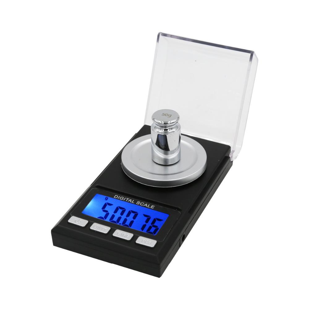 Digital High Precision Jewelry Scale 50g 0.001g LCD Display Electronic Pocket Weight Diomand Balance Scales