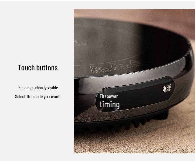 Ya Gong Electric Ceramic Tea Stove: Smart Timer Kettle for Boiling Water & Brewing Tea with Aluminum Alloy.