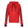 Performance Fleece Zip Hoodie Knitted Casual Striped Long Sleeve Jacket Women Jackets CW4055